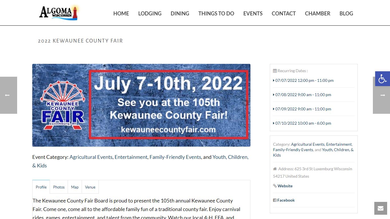 2022 Kewaunee County Fair | Algoma, WI